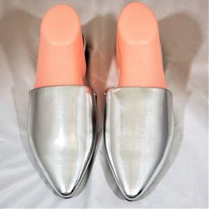 Women's June Bug Mules Silver